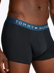 Tommy Hilfiger Blue Waistband Trunks 3 Pack - Image 5 of 5