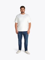 Tommy Hilfiger White Regular Fit Plus Essential 100% Cotton T-Shirt - Image 2 of 6