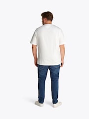Tommy Hilfiger White Regular Fit Plus Essential 100% Cotton T-Shirt - Image 3 of 6