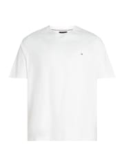 Tommy Hilfiger White Regular Fit Plus Essential 100% Cotton T-Shirt - Image 5 of 6