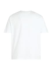 Tommy Hilfiger White Regular Fit Plus Essential 100% Cotton T-Shirt - Image 6 of 6