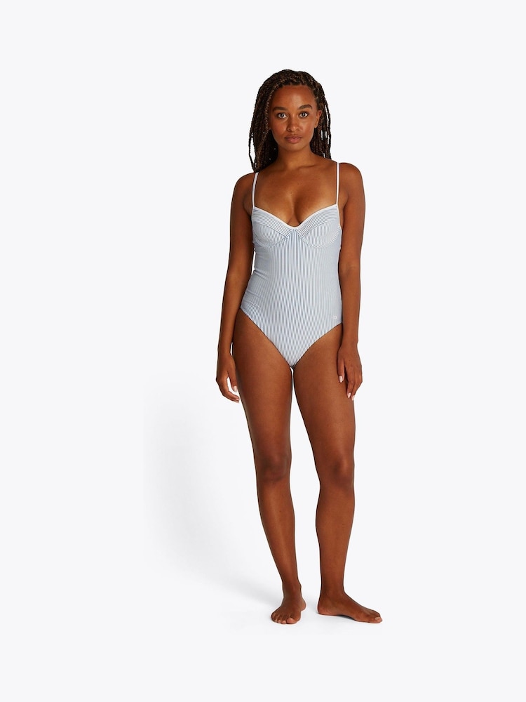 Tommy Hilfiger White Demi Swimsuit 1 Piece - Image 2 of 5