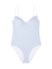 Tommy Hilfiger White Demi Swimsuit 1 Piece - Image 4 of 5