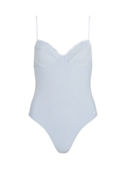 Tommy Hilfiger White Demi Swimsuit 1 Piece - Image 5 of 5