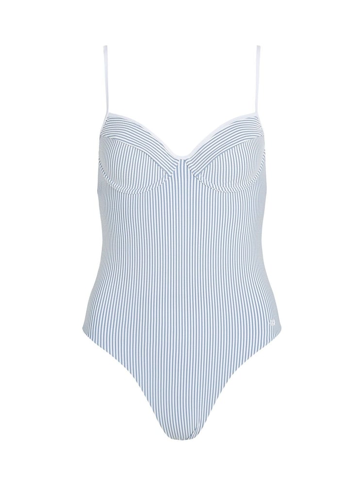 Tommy Hilfiger White Demi Swimsuit 1 Piece - Image 5 of 5