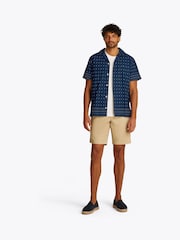 Tommy Hilfiger Regular Fit Flex Poplin Bandana Short Sleeve 100% Cotton Shirt - Imagen 2 de 6