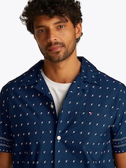 Tommy Hilfiger Regular Fit Flex Poplin Bandana Short Sleeve 100% Cotton Shirt - Imagen 4 de 6