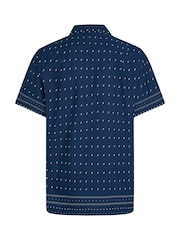 Tommy Hilfiger Regular Fit Flex Poplin Bandana Short Sleeve 100% Cotton Shirt - Imagen 6 de 6