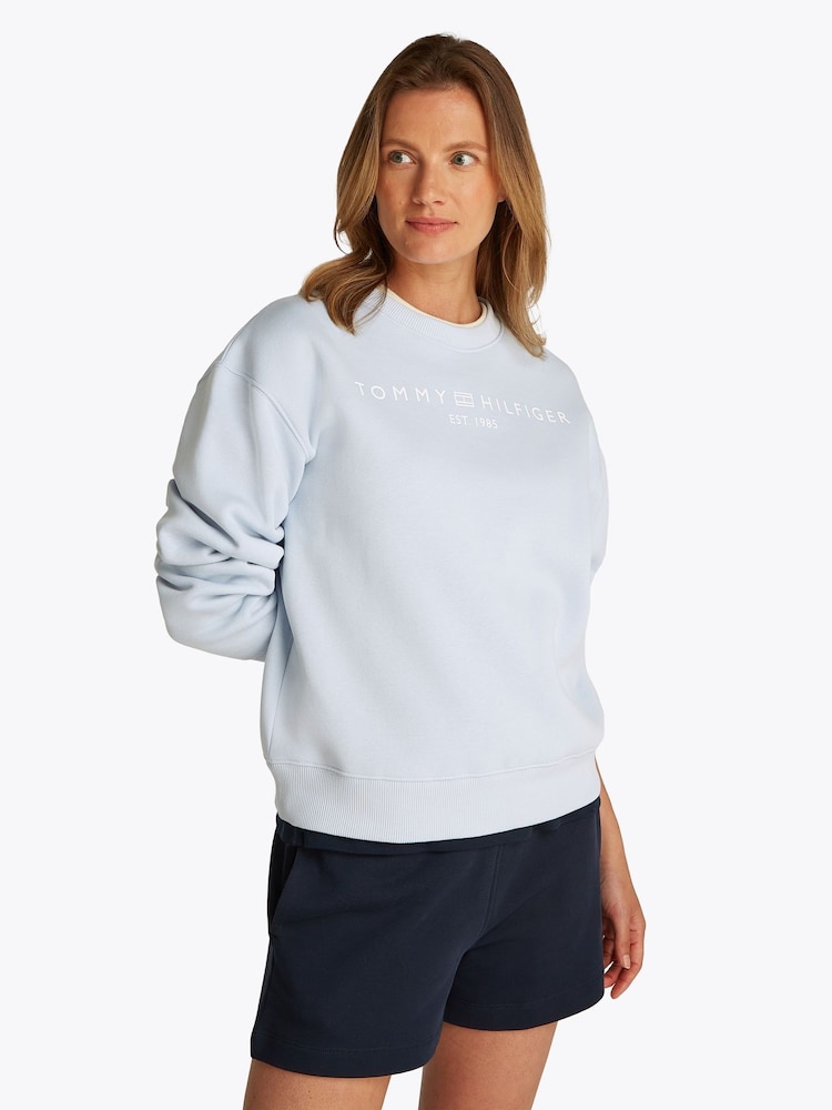 Tommy Hilfiger Blue Regular Fit Modern Sweatshirt - Image 1 of 6