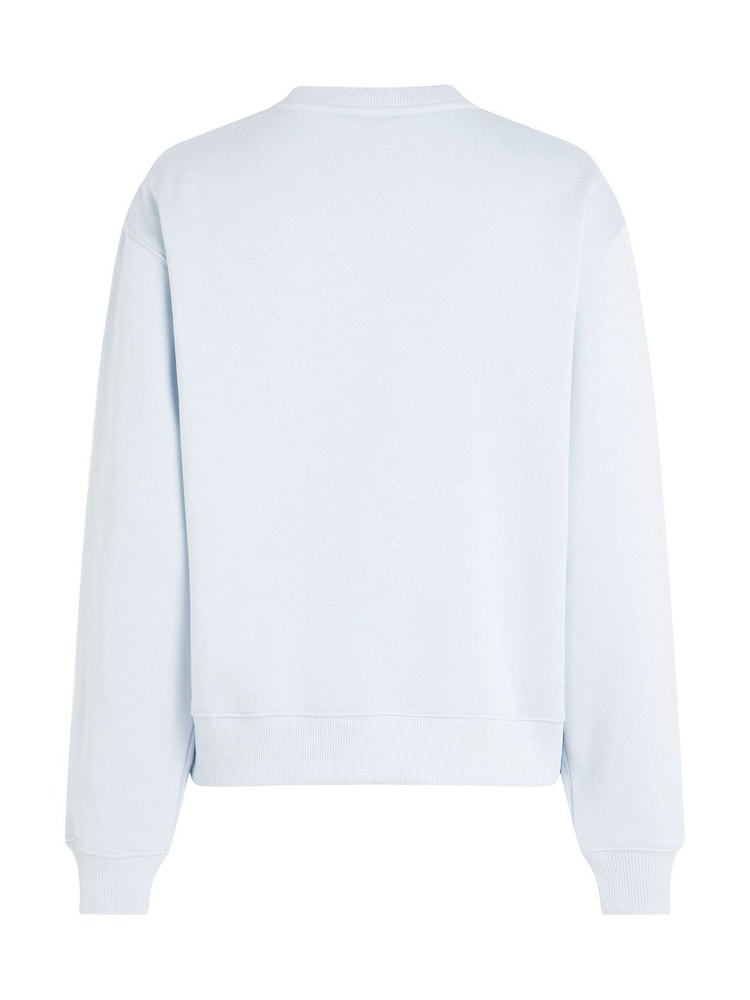 Tommy Hilfiger Blue Regular Fit Modern Sweatshirt - Image 6 of 6