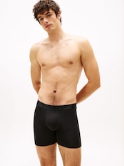 Tommy Hilfiger Black Everyday Luxe Boxer Briefs 3 Pack - Image 1 of 5