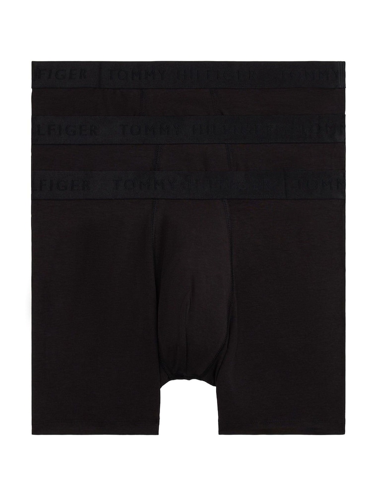 Tommy Hilfiger Black Everyday Luxe Boxer Briefs 3 Pack - Image 5 of 5