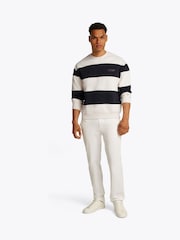 Tommy Hilfiger Blue Monotype Stripe Sweatshirt - Image 2 of 6