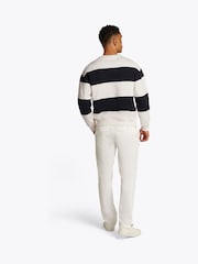 Tommy Hilfiger Blue Monotype Stripe Sweatshirt - Image 3 of 6