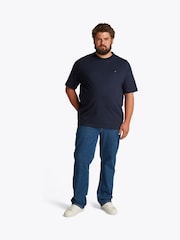 Tommy Hilfiger Blue Regular Fit Plus Essential 100% Cotton T-Shirt - Image 2 of 6