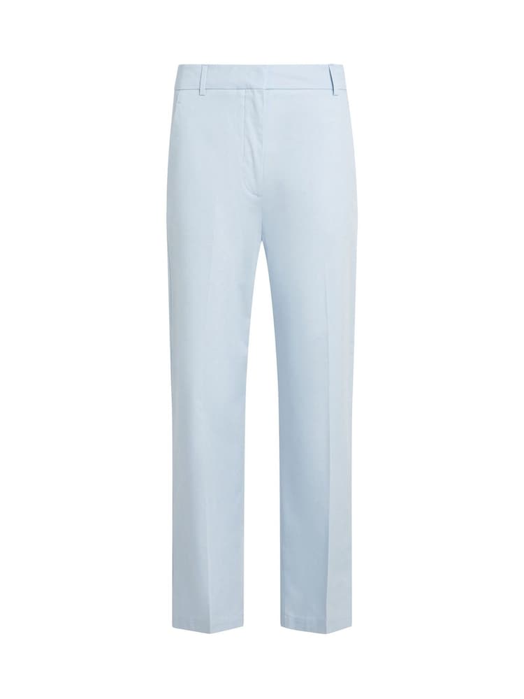 Tommy Hilfiger Blue Slim Straight Cotton Chino Trousers - Image 5 of 6