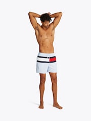 Tommy Hilfiger Blue Medium Length Drawstring Swim Trunks - Image 3 of 5