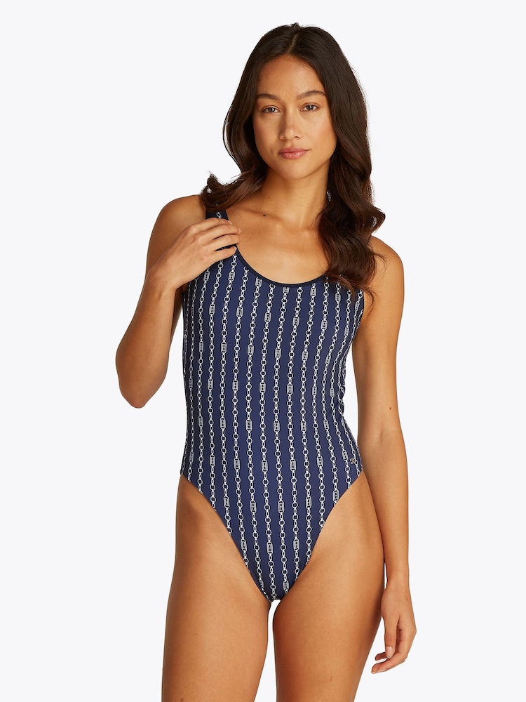 Tommy Hilfiger בגד ים שלם עם הדפס - Image 1 of 5