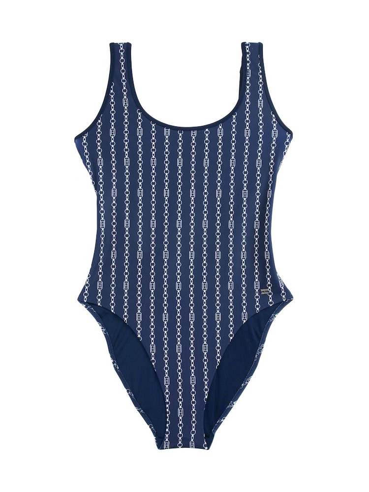 Tommy Hilfiger בגד ים שלם עם הדפס - Image 4 of 5