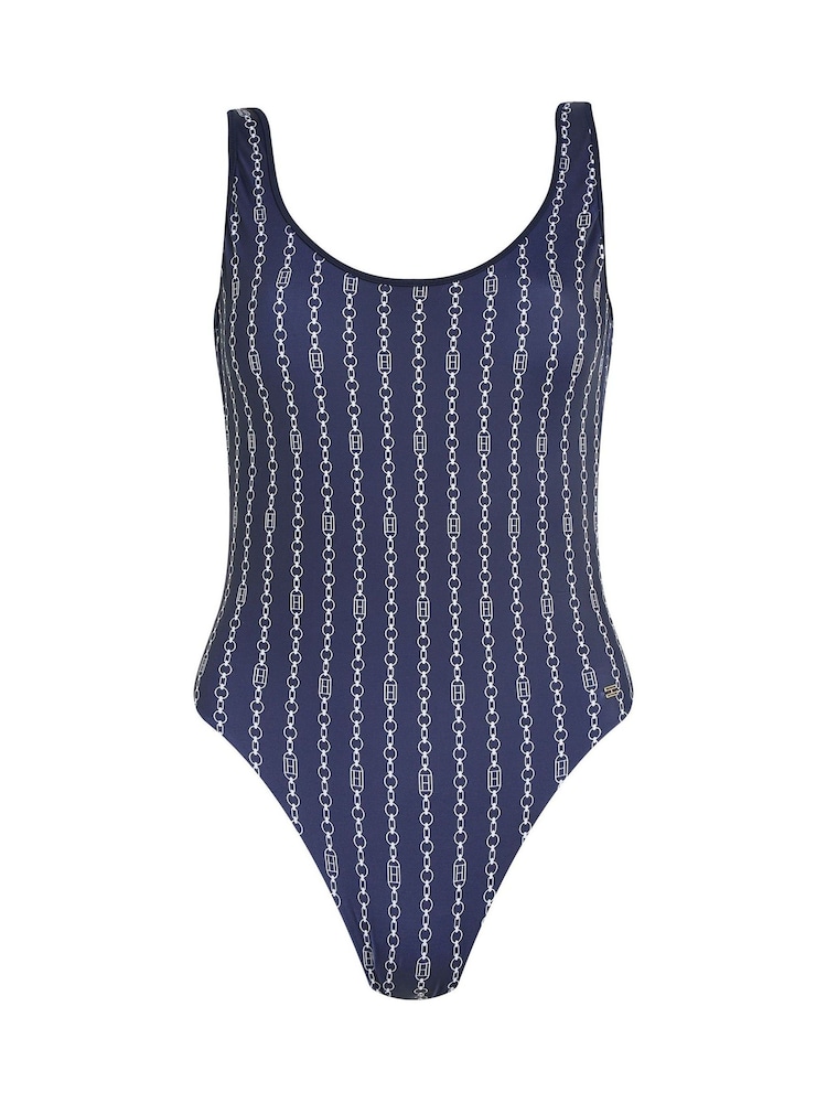 Tommy Hilfiger בגד ים שלם עם הדפס - Image 5 of 5