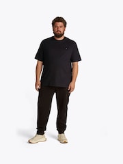 Tommy Hilfiger Black Regular Fit Plus Essential 100% Cotton T-Shirt - Image 3 of 6
