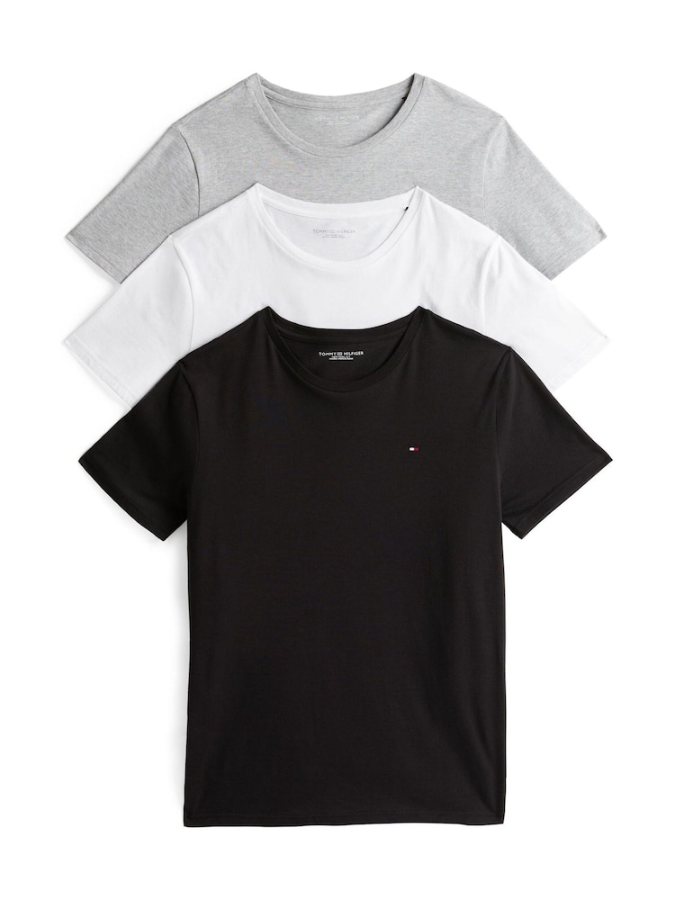 Нижнее белье Tommy Hilfiger с коротким рукавом 100% хлопковые футболки 3 в упаковке - Image 1 of 8
