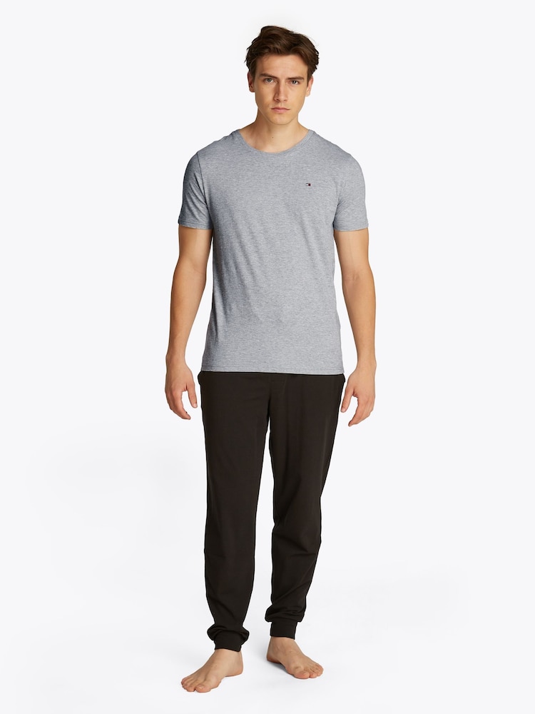 Tommy Hilfiger White Underwear Short Sleeve 100% Cotton T-Shirts 3 Pack - Image 3 of 8