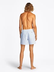 Tommy Hilfiger Blue Medium Length Stripe Drawstring Swim Trunks - Image 3 of 5