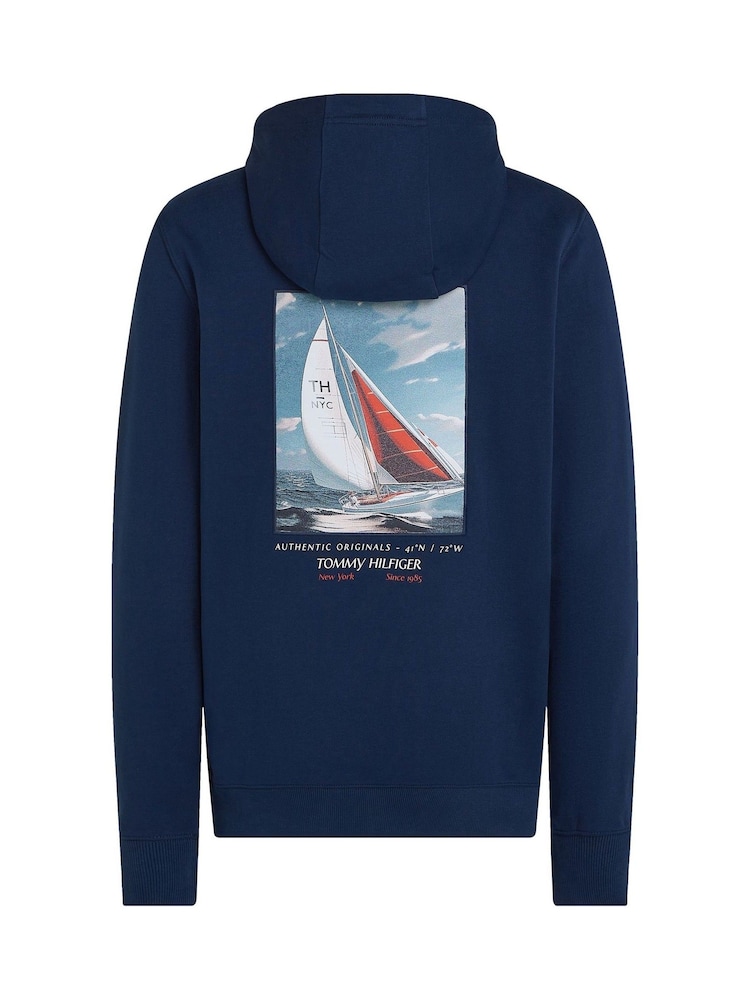 Moletom com capuz Tommy Hilfiger Print 100% Hoodie - Imagem 6 de 6