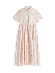 Tommy Hilfiger White Voile Short Sleeve Shirt Dress - Image 5 of 5