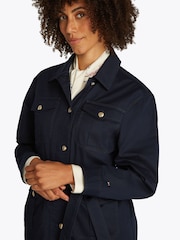 Куртка в стиле милитари с золотистыми пуговицами Tommy Hilfiger - Image 5 of 8