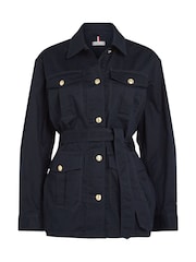 Куртка в стиле милитари с золотистыми пуговицами Tommy Hilfiger - Image 6 of 8