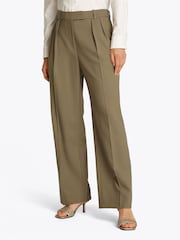 Tommy Hilfiger Brown Core Relaxed Straight Trousers - Image 1 of 6