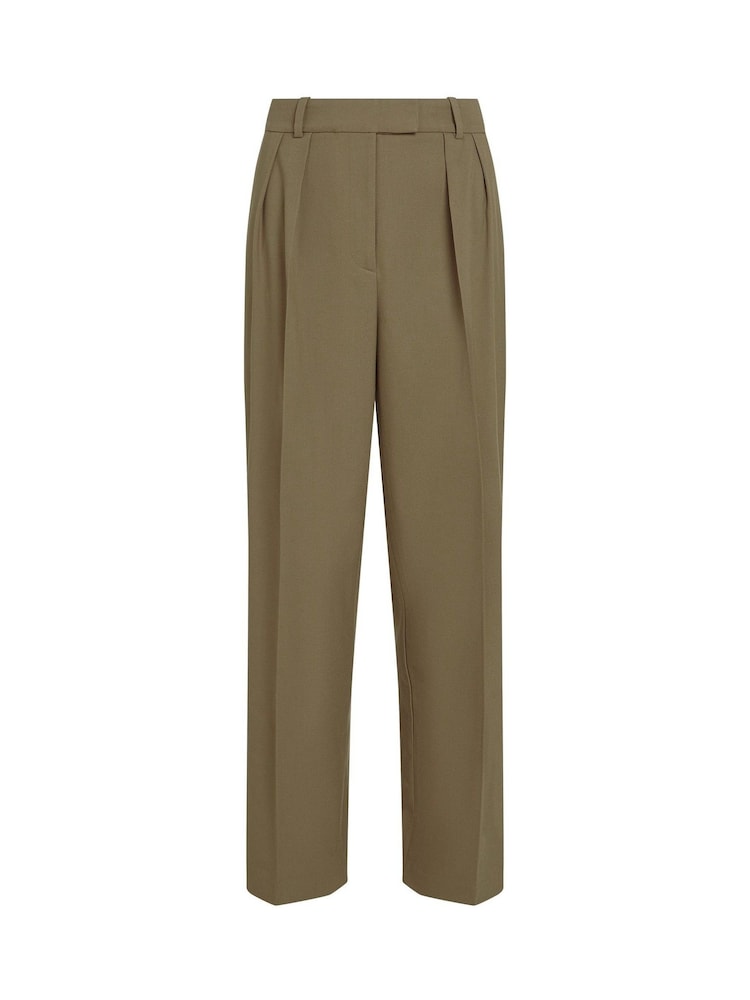 Tommy Hilfiger Brown Core Relaxed Straight Trousers - Image 5 of 6
