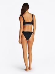 Tommy Hilfiger Black Side Tie Cheeky Bikini Bottoms - Image 3 of 5