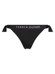 Tommy Hilfiger Black Side Tie Cheeky Bikini Bottoms - Image 5 of 5