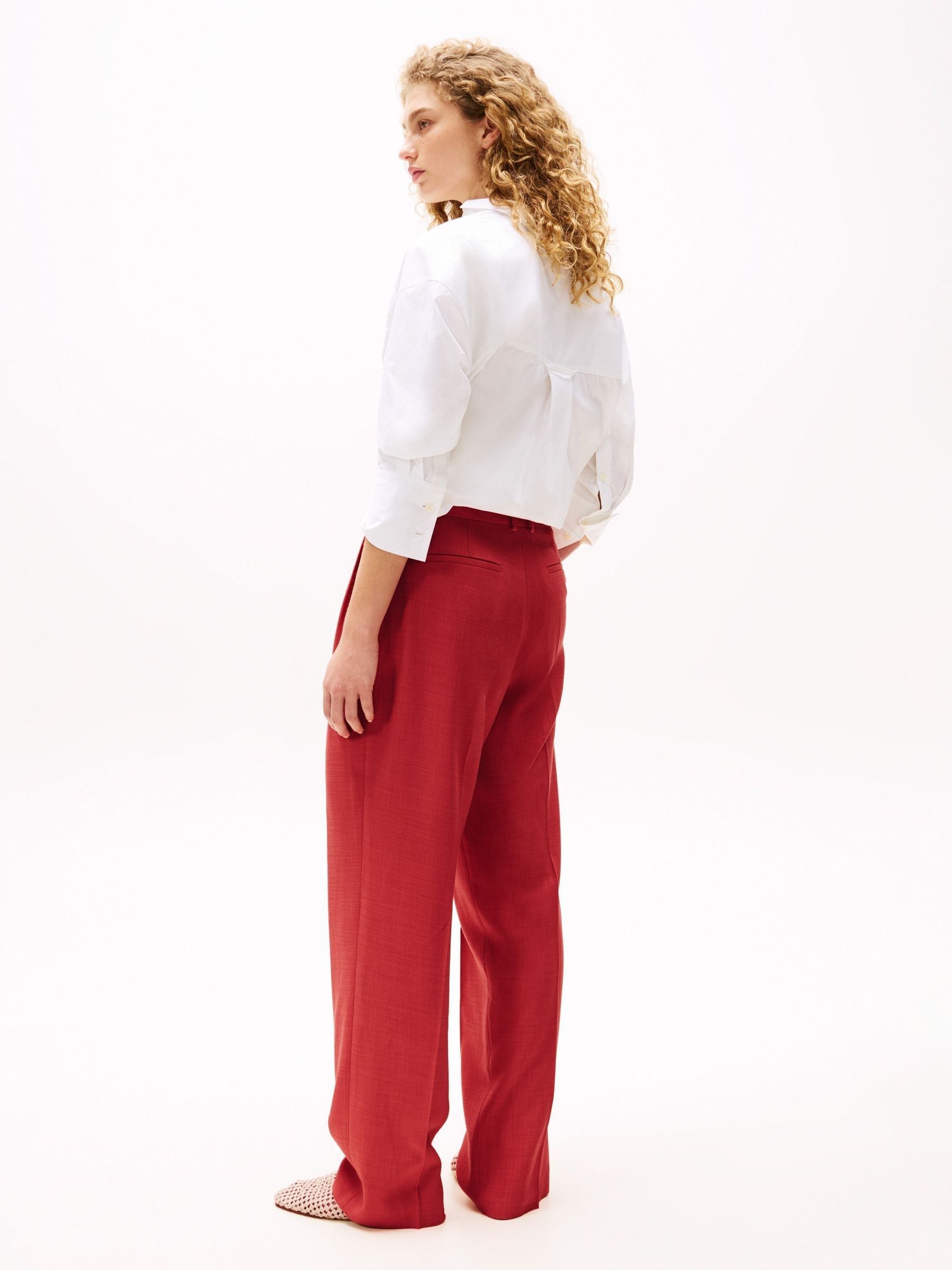 Buy Tommy Hilfiger Red x Sofia Richie Grainge Tailored Wide Leg