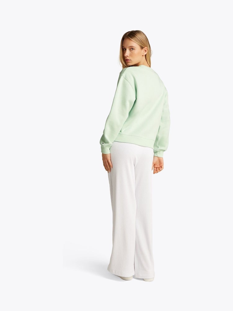 Tommy Hilfiger Green Regular Fit Modern Sweatshirt - Image 3 of 6