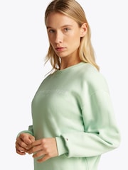 Tommy Hilfiger Green Regular Fit Modern Sweatshirt - Image 4 of 6