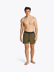Tommy Hilfiger Green Medium Length Drawstring Swim Trunks - Image 2 of 5