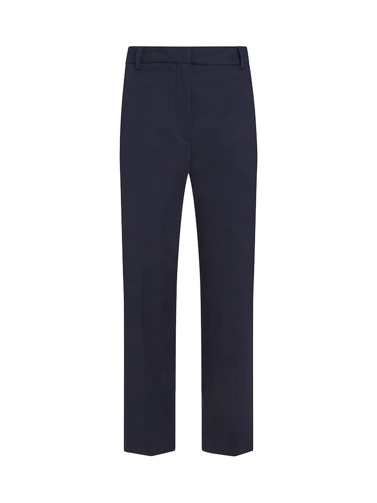 Tommy Hilfiger Blue Slim Straight Cotton Chino Trousers - Image 5 of 6