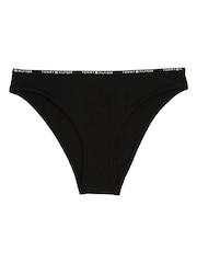 Tommy Hilfiger Black Cheeky Bikini Briefs - Image 4 of 5