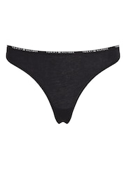 Tommy Hilfiger Black Cheeky Bikini Briefs - Image 5 of 5