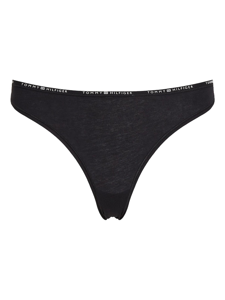 Tommy Hilfiger Black Cheeky Bikini Briefs - Image 5 of 5