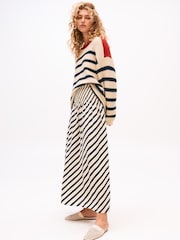 Tommy Hilfiger Cream x Sofia Richie Grainge Breton Stripe Knit Jumper - Image 2 of 6