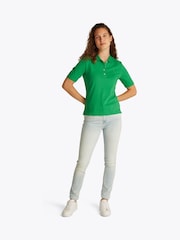 Tommy Hilfiger Green 1985 Regular Fit Pique Polo Shirt - Image 2 of 6