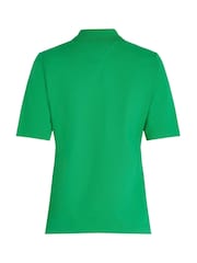 Tommy Hilfiger Green 1985 Regular Fit Pique Polo Shirt - Image 6 of 6