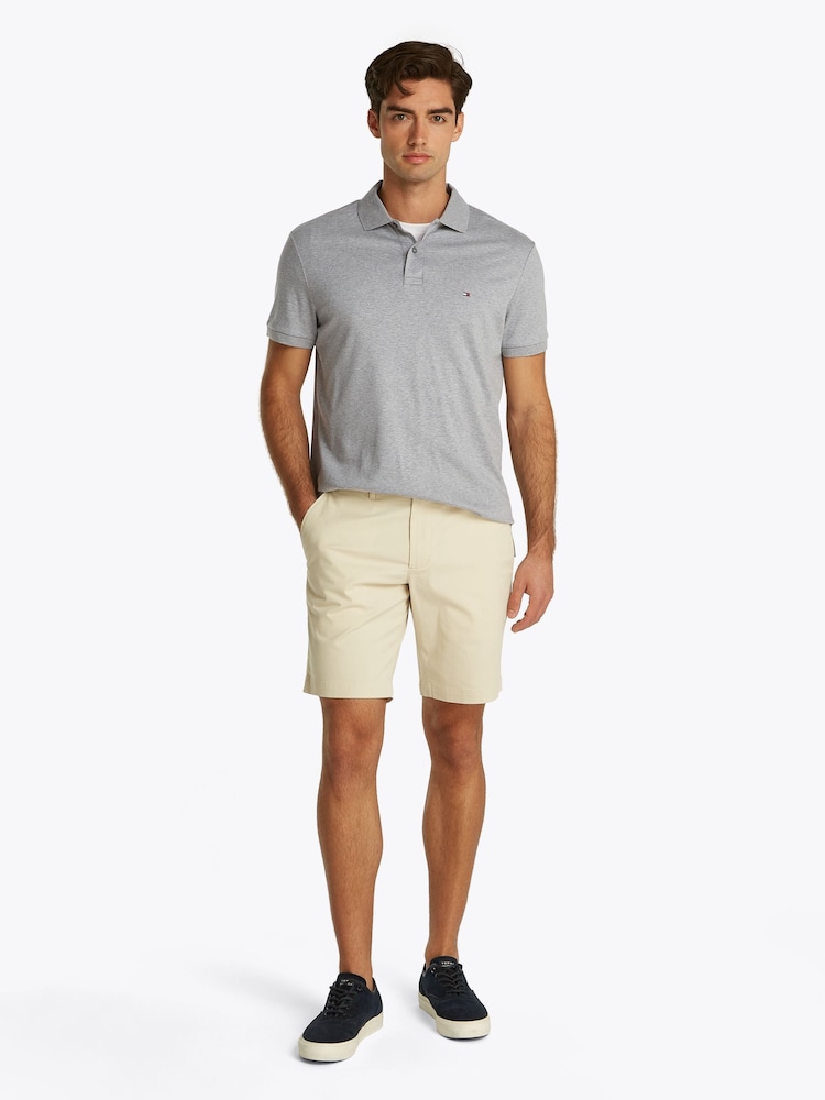 Tommy Hilfiger Grey Regular Fit 100% Cotton Polo Shirt - Image 2 of 6