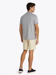 Tommy Hilfiger Grey Regular Fit 100% Cotton Polo Shirt - Image 3 of 6