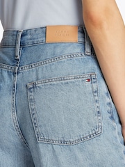 Tommy Hilfiger Blue High Rise Cropped Wide Leg Jeans - Image 4 of 6